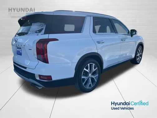 White 2021 Hyundai PALISADE SEL