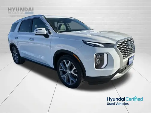 White 2021 Hyundai PALISADE SEL