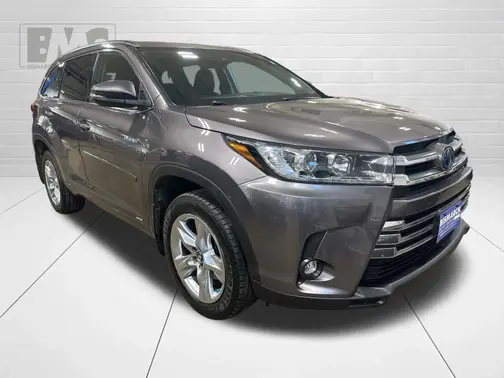 Gray 2019 Toyota Highlander Hybrid Limited