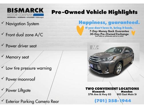 Predawn Gray Mica 2019 Toyota Highlander Hybrid Limited