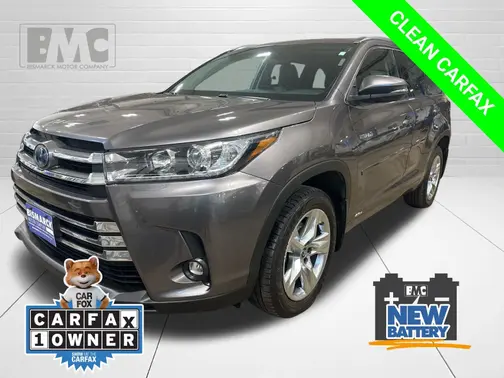 Gray 2019 Toyota Highlander Hybrid Limited