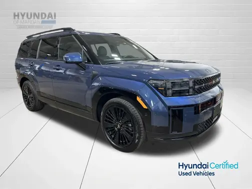 Blue 2026 Hyundai SANTA FE HEV Calligraphy