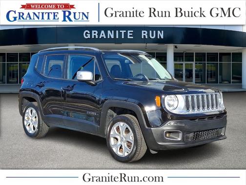 Black 2016 Jeep Renegade Limited