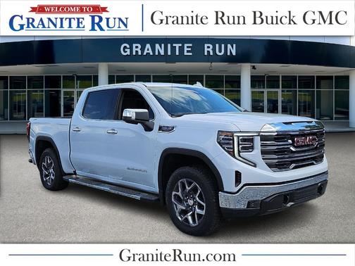 Glacier White 2026 GMC Sierra 1500 SLT