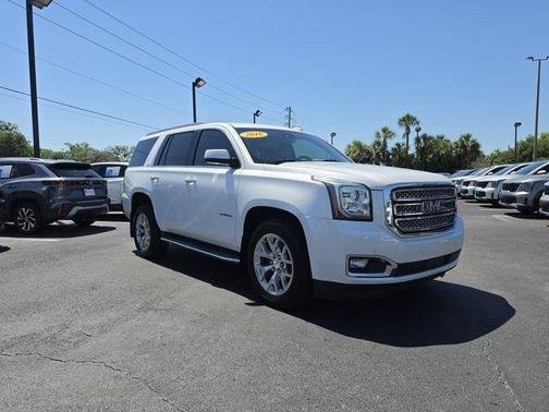 White Frost Tri-Coat 2016 GMC Yukon SLT