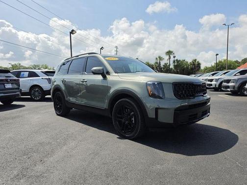 Jungle Green 2025 Kia Telluride EX X-Line