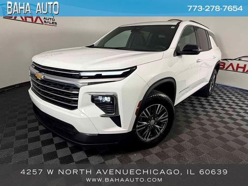Summit White 2026 Chevrolet Traverse LT