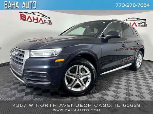 Blue 2019 Audi Q5 45 Premium