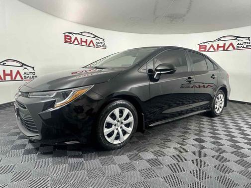 Midnight Black Metallic 2025 Toyota Corolla LE