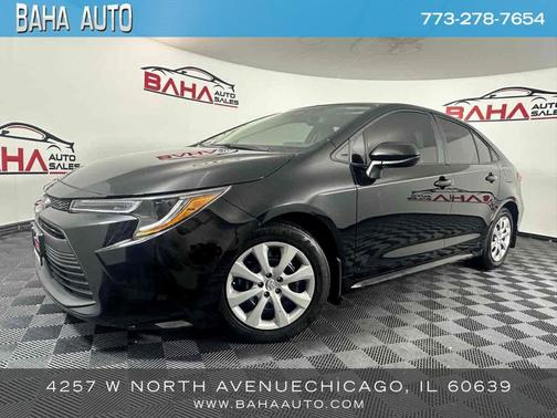 Midnight Black Metallic 2025 Toyota Corolla LE