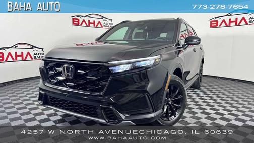 Crystal Black Pearl 2024 Honda CR-V Hybrid Sport AWD