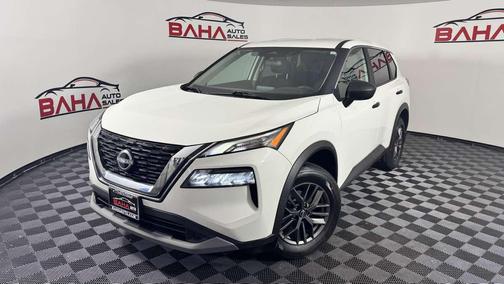 Glacier White 2023 Nissan Rogue S