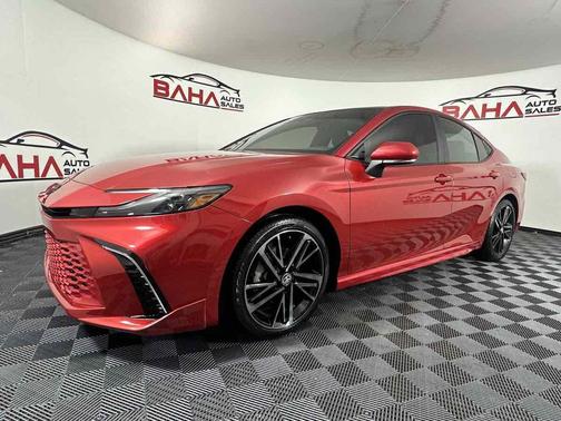 Red 2025 Toyota Camry XSE