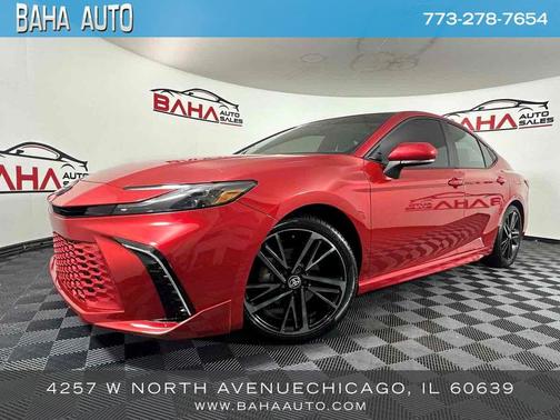 Red 2025 Toyota Camry XSE