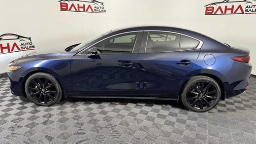 Deep Crystal Blue Mica 2025 Mazda Mazda3 2.5 S Select Sport