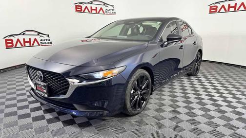 Deep Crystal Blue Mica 2025 Mazda Mazda3 2.5 S Select Sport