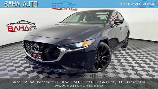 Deep Crystal Blue Mica 2025 Mazda Mazda3 2.5 S Select Sport