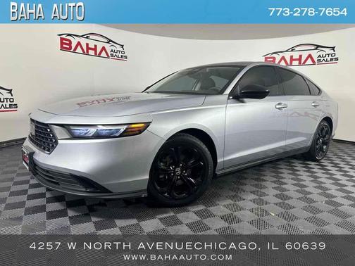 Solar Silver Metallic 2025 Honda Accord SE