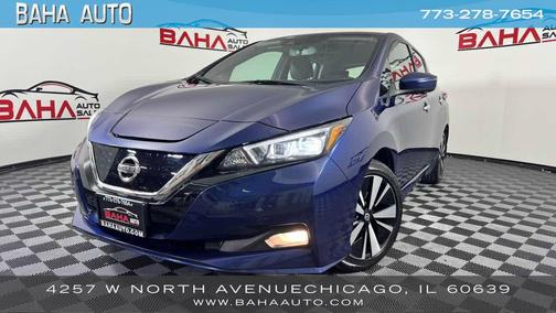 Deep Blue Pearl 2022 Nissan Leaf SL PLUS 62 kWh