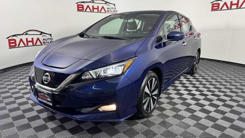 Deep Blue Pearl 2022 Nissan Leaf SL PLUS 62 kWh