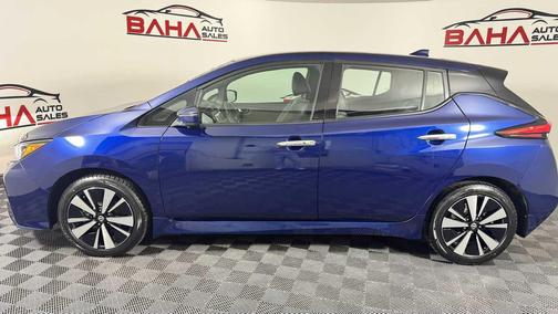 Deep Blue Pearl 2022 Nissan Leaf SL PLUS 62 kWh