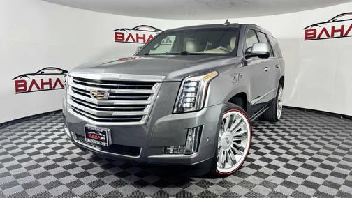 Satin Steel Metallic 2019 Cadillac Escalade Platinum