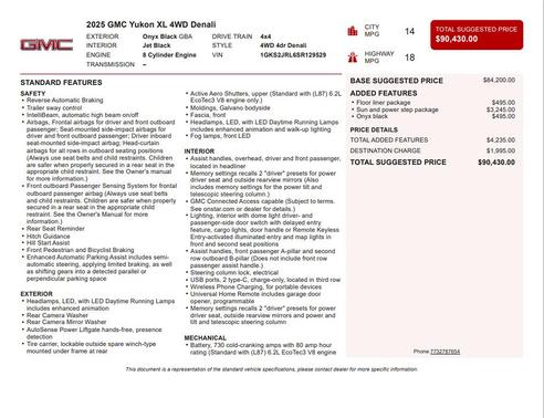 2025 GMC Yukon XL Denali