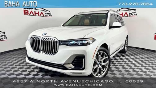 Mineral White Metallic 2020 BMW X7 xDrive40i