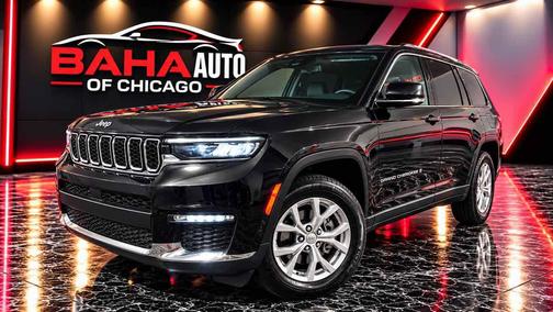 Diamond Black Crystal Pearlcoat 2023 Jeep Grand Cherokee L Limited