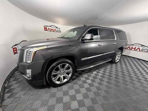 Dark Granite Metallic 2018 Cadillac Escalade ESV Luxury