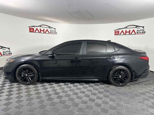 Midnight Black Metallic 2025 Toyota Camry SE