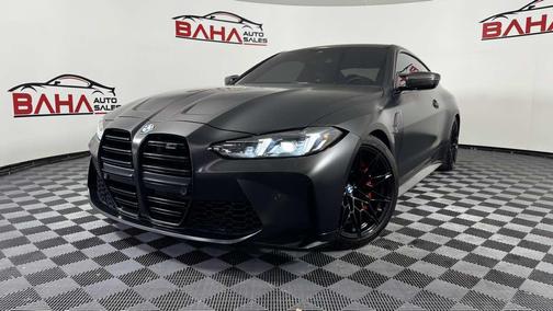Black Sapphire Metallic 2025 BMW M4 Competition xDrive
