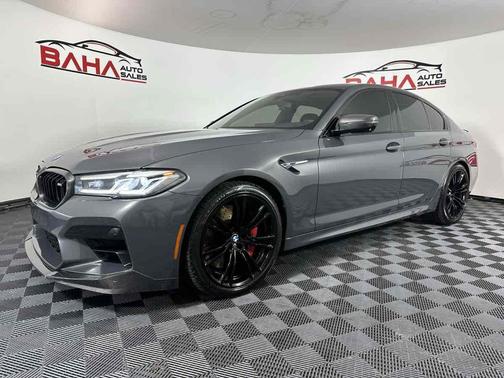Brands Hatch Grey Metallic 2021 BMW M5 Base