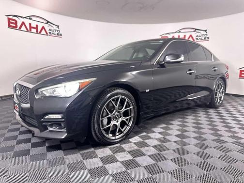 Black Obsidian 2015 INFINITI Q50 Sport