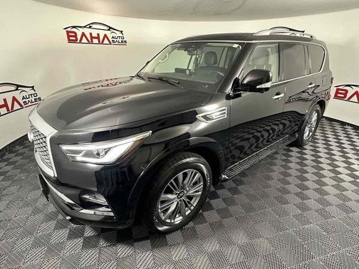 Black Obsidian 2022 INFINITI QX80 Luxe
