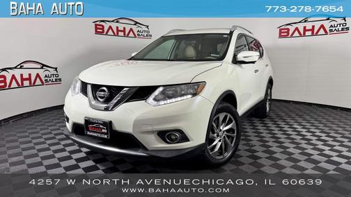Pearl White 2015 Nissan Rogue SL