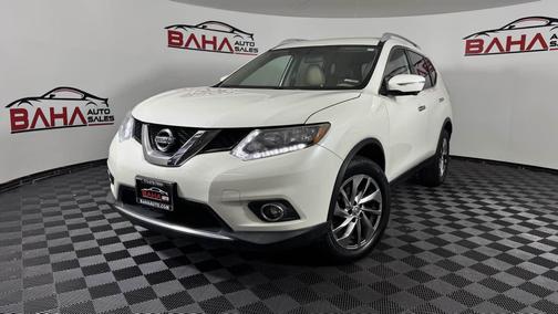 Pearl White 2015 Nissan Rogue SL