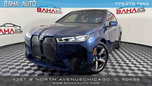 Phytonic Blue Metallic 2023 BMW iX xDrive50
