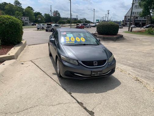 Gray 2013 Honda Civic LX