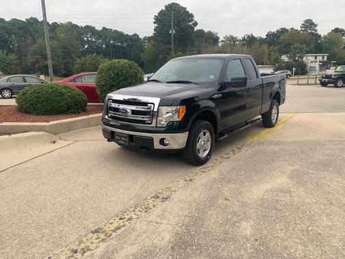 Green 2014 Ford F-150 XLT