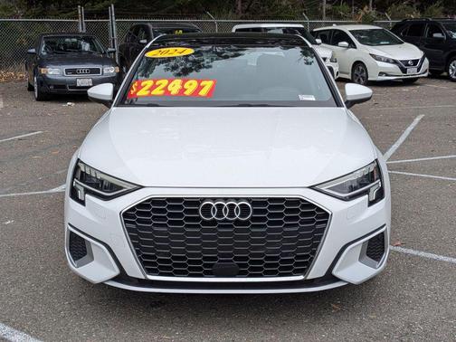 White 2024 Audi A3 Premium
