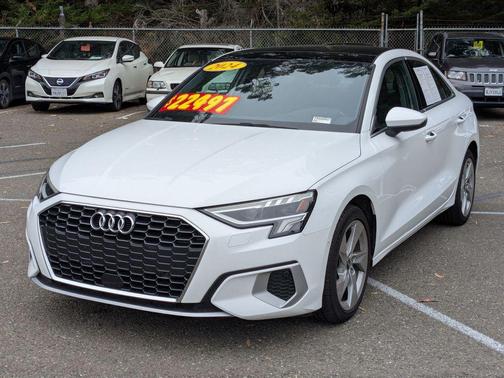White 2024 Audi A3 Premium