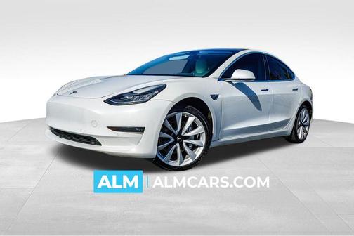 White 2019 Tesla Model 3 Long Range