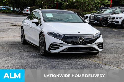 White 2024 Mercedes-Benz EQS 450+ Base