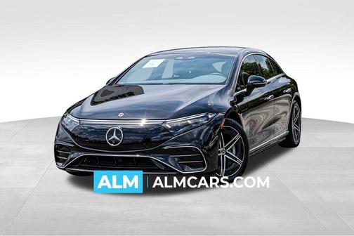Black 2023 Mercedes-Benz EQS 580 Base 4MATIC
