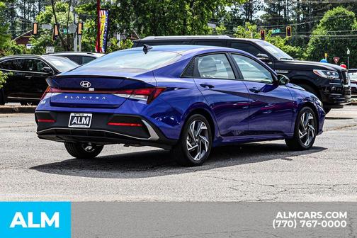 Intense Blue 2025 Hyundai ELANTRA SEL Sport