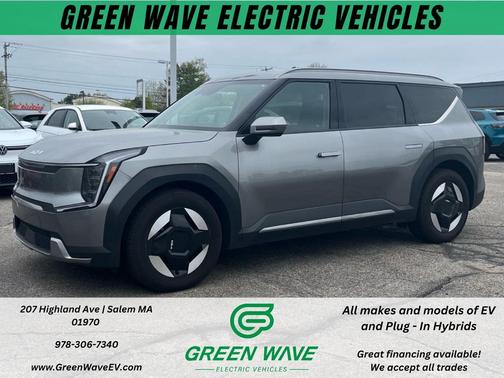 Pebble Gray 2024 Kia EV9 Wind