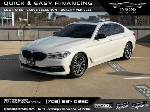 White 2017 BMW 540 i xDrive