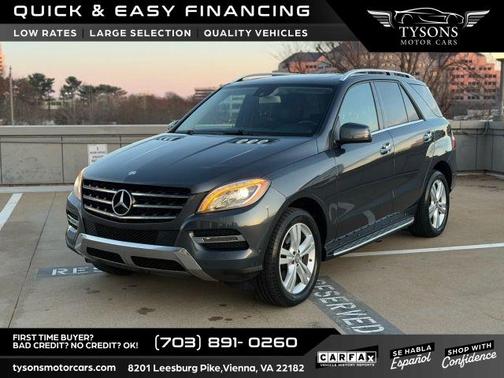 Silver 2014 Mercedes-Benz M-Class ML 350 4MATIC