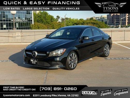 Black 2018 Mercedes-Benz CLA 250 Base 4MATIC
